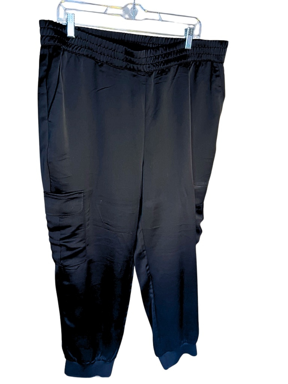 Banana Republic Silk Cargo Tapered Pants